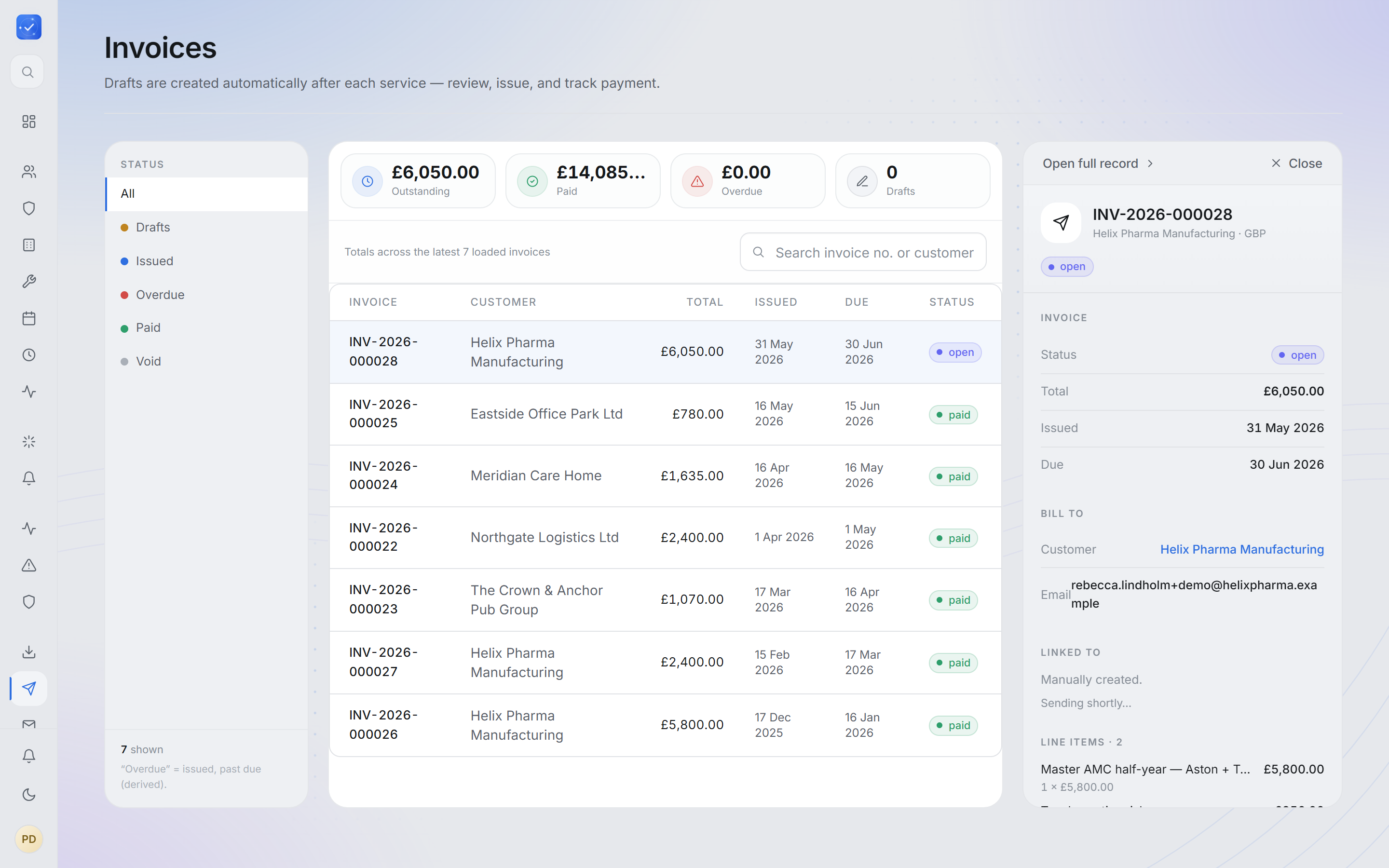 RenewFlow — Completed work becomes cash — without chasing paper.